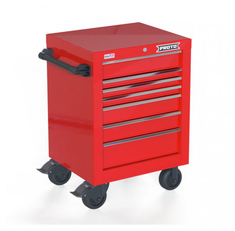  Proto JSTV2739RS07RD 27 7 - Drawer Single Bank Roller Cabinet, Red