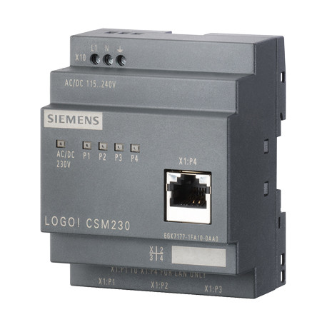  Siemens 6GK7177-1FA10-0AA0 LOGO! CSM 230 Compact Switch Module