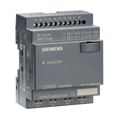  Siemens 6ED1052-2MD00-0BA6 LOGO! 12/24RCO Logic Module
