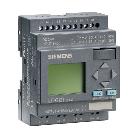  Siemens 6ED1052-1CC01-0BA6 LOGO! 24 C Logic Module