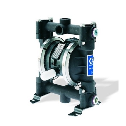  Graco Husky 716 AL Air Operated Double Diaphragm Metal Pump with NPT Standard Air Valve, SS Seat, PTFE Ball & PTFE Diaphragm