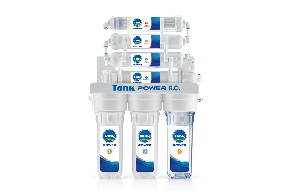 Tank Power Plus Ro Water Filtration Device - 7 Stages