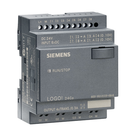 [6ED1052-2CC01-0BA6]  Siemens 6ED1052-2CC01-0BA6 LOGO! 24CO Logic Module Without Display