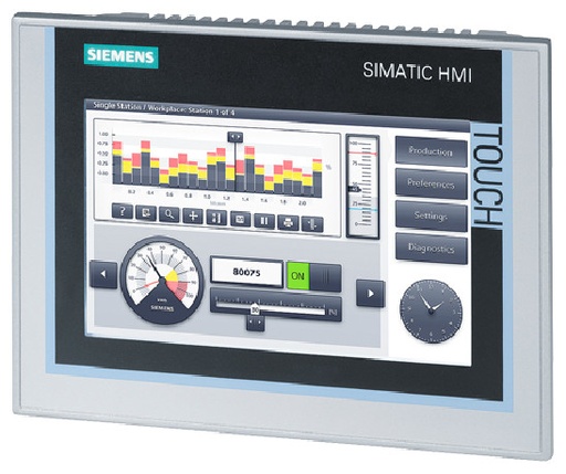 [6AV2124-0GC01-0AX0]  Siemens 6AV2124-0GC01-0AX0 SIMATIC HMI TP700 Comfort, Comfort Panel, touch operation, 7" widescreen TFT display