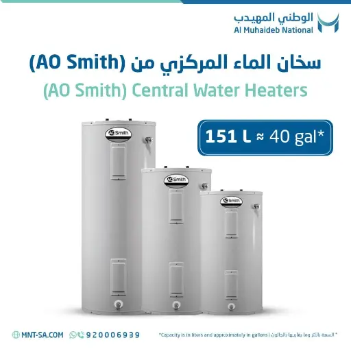 AO Smith Central Water Heater 40 Gallon